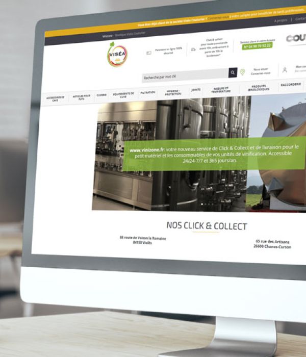 Site e-commerce paramédical - home page tablette et mobile