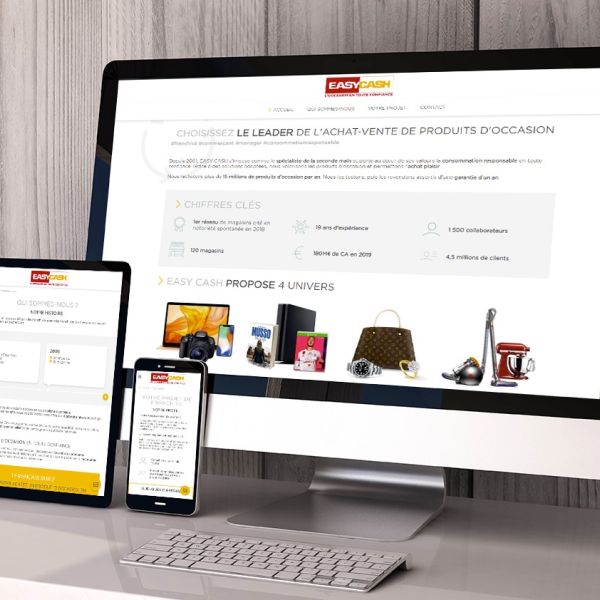 Création du site internet Easy Cash