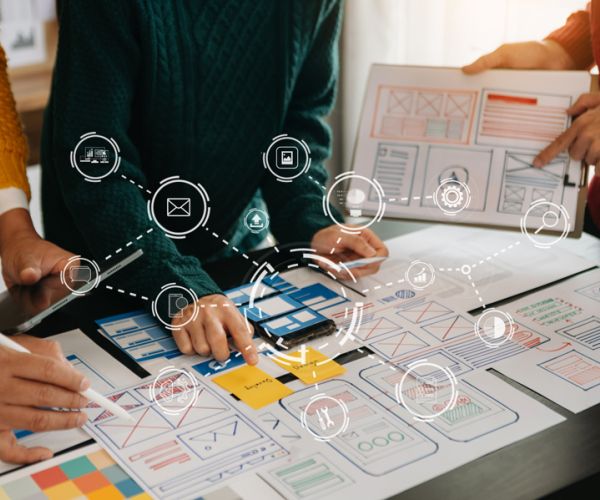 Photographie d'équipe pour la maintenance évolutive de site WordPress