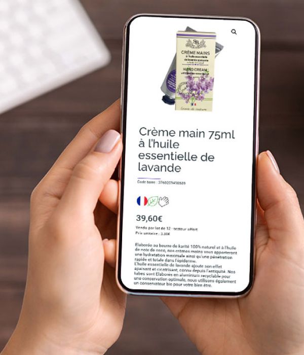 Création de site e-commerce Avignon - écran mobile
